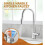 Kitchen Tap with Pull-Down Sprayer, Kitchen Tap Kitchen Mixer Taps Modern Stainless Steel Kitchen Taps Single Handle Kitchen... 4
