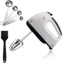Electric Hand Mixer, Egg Beater Whisk Handheld,6 Speed Portable Small Blenders, Cake Whipping Machine,Stainless Steel Dough...