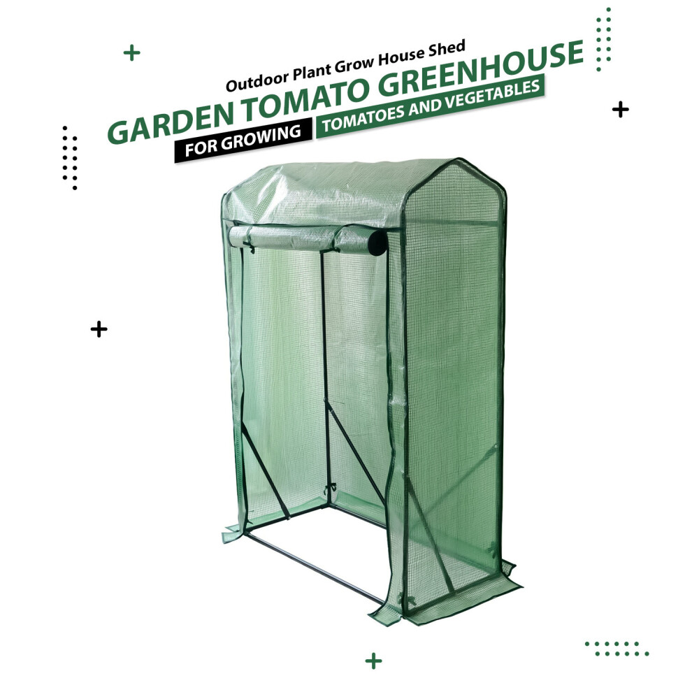 Denny Int Ltd Weatherproof 4-Tier Tomato House, Small, 150 X 100 X 50 Cm - 2 Kg Green