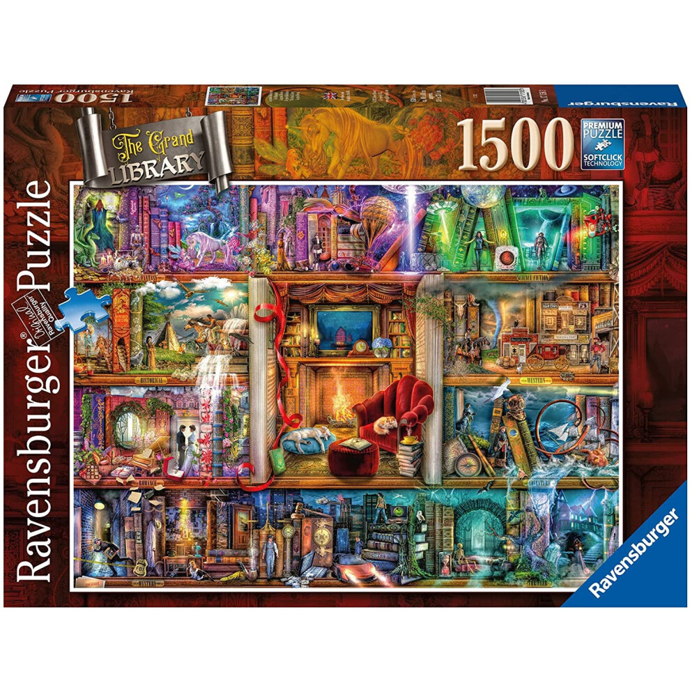 Jigsaw Puzzle - Ravensburger - THE GRAND LIBRARY - 1500 PIECES