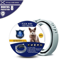 (Cat, 38cm) Anti-Flea Dog Collar Anti-Parasitic Collar Cat Mosquito Repellent Retractable