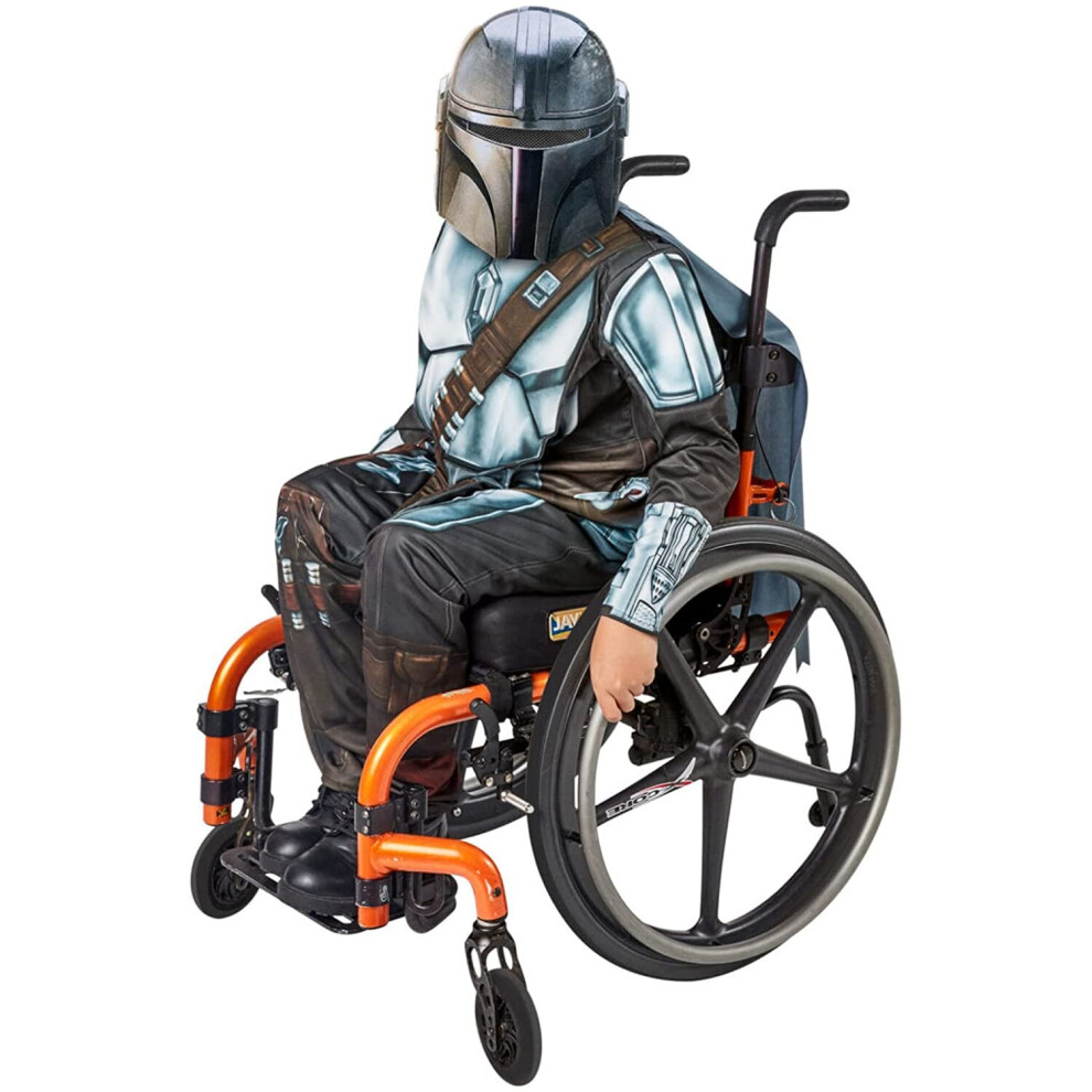 Rubies Official Star Wars The Mandalorian Adaptive Child Costume, Kids Fancy Dress