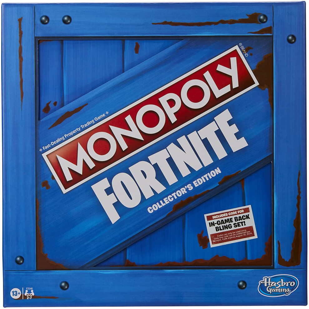 Monopoly: Fortnite Collector's Edition Bordspel Ge Nspireerd Op De Fortnite Videogame Bordspel Voor Tieners En Volwassenen Vanaf 13 Jaar-image