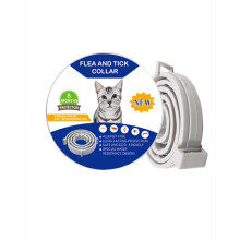 (Cat, 38cm) Anti-Flea Dog Collar Anti-Parasitic Collar Cat Mosquito Repellent Retractable