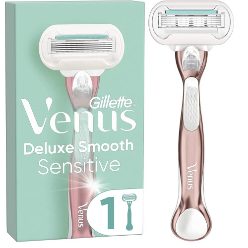 Gillette Venus Deluxe Smooth Sensitive Rose Gold Razor 2
