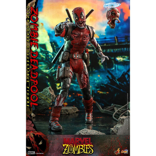 Figur Hot Toys CMS06 - Marvel Zombies - Zombie Deadpool 2