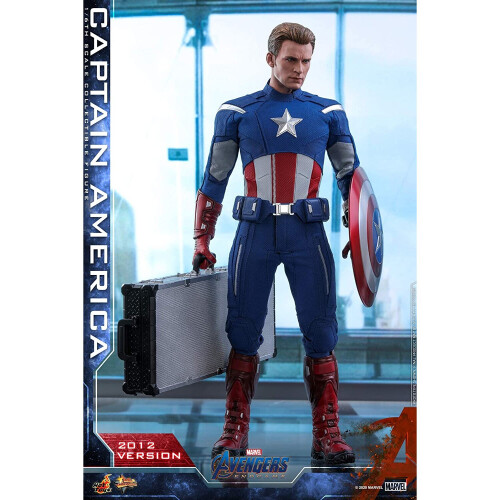 Figur Hot Toys MMS563 - Marvel Comics - Avengers 4 : Endgame - Captain America 2012 Version 1
