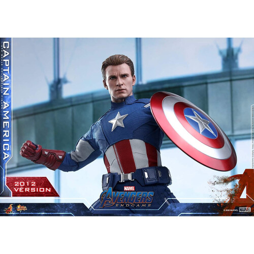 Figur Hot Toys MMS563 - Marvel Comics - Avengers 4 : Endgame - Captain America 2012 Version 2
