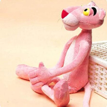 Dehcye 38cm Cute Cartoon Leopard Pink Panther Plush Toys Stuffed