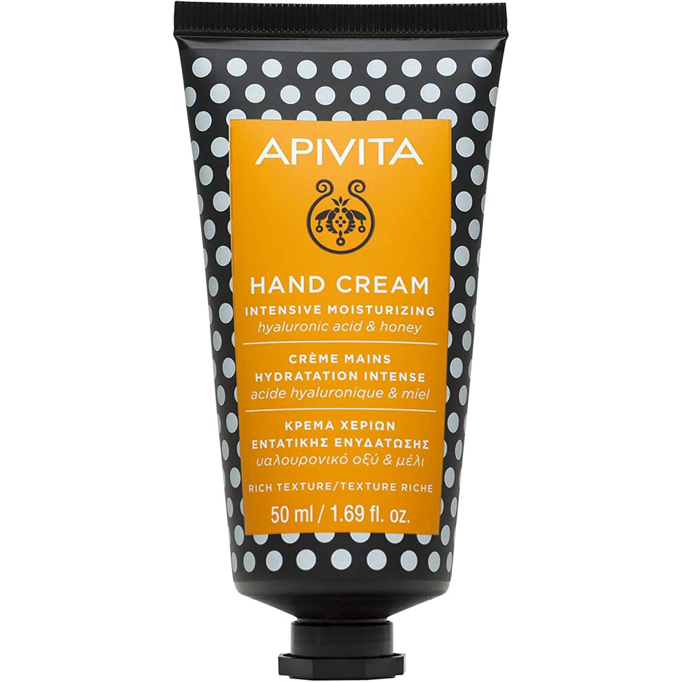 Apivita Hand Care Hand Cream Honey Rich Texture Moisturising Hand Cream With Honey 50 Ml - Image 4