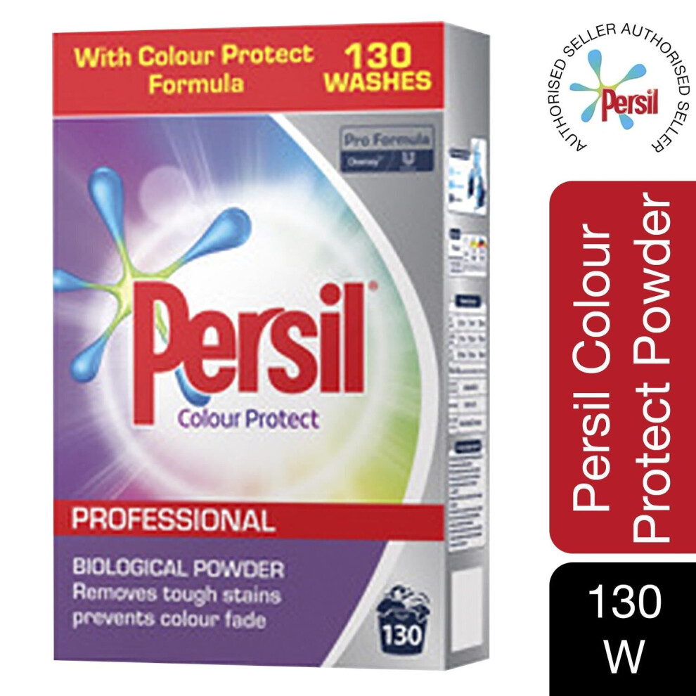 Persil Professional Colour Protect Washing Powder 130 Washes, 8.4Kg