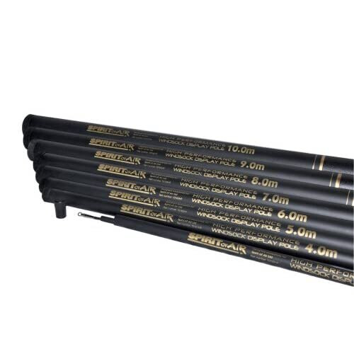 6m Solid Tip Section - Telescopic Flag or Windsock Pole