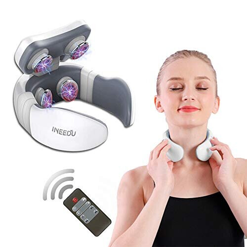 TENS Machine Neck Massager Electric Pulse Back and Shoulder Massage ...