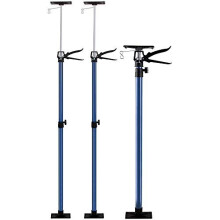 Deuba Building Prop Floor to Ceiling Pole Telescopic Support Set of 2 Height Adjustable Door Frame Strut Expandable Clamps Supporters