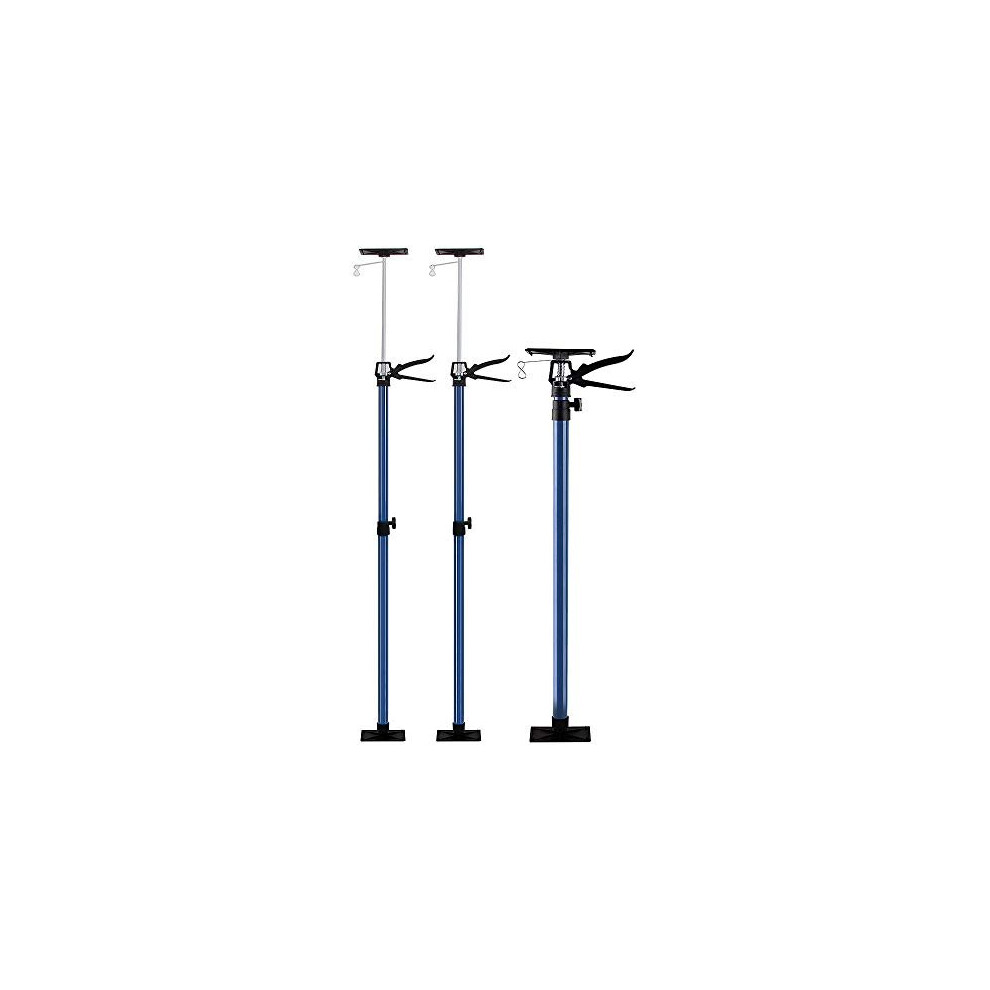 Deuba Building Prop Floor to Ceiling Pole Telescopic Support Set of 2 Height Adjustable Door Frame Strut Expandable Clamps Supporters