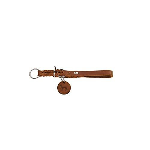 Hunter HUNTER Training collar Solid Education, 55 Soft genuine cow leather, cognac 2