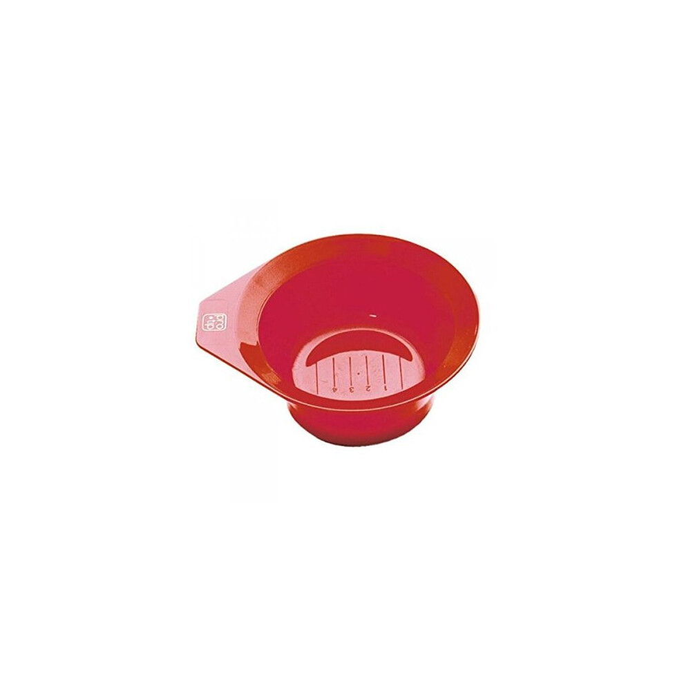 Pro-Tip Non-Slip Hair Colour Mixing Bowl, Red, TNTBR