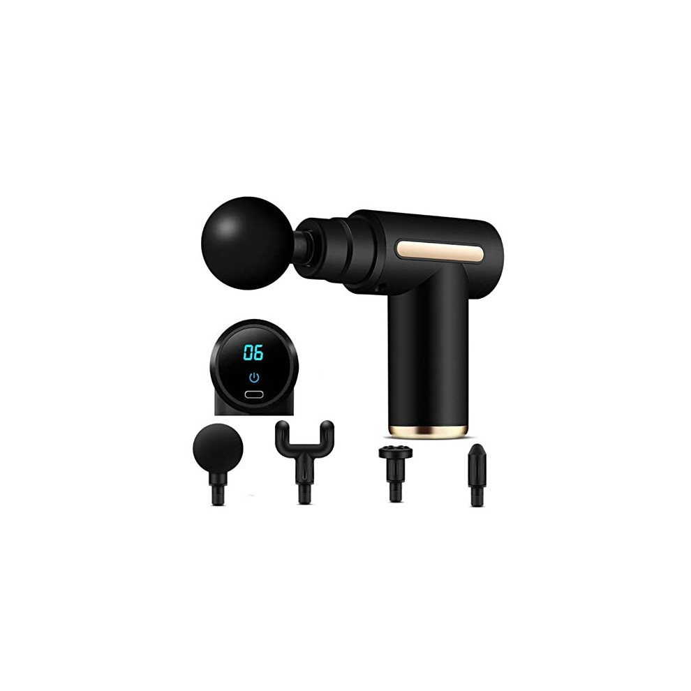 Bcamelys Mini Massage Gun,Muscle Massage Gun,Massage Gun Deep Tissue Massager,Lcd Touch Screen,Type-C Percussion Muscle Massager,Portable Muscle Gun Handh