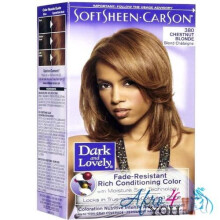 DARK AND LOVELY HAIR DYE COLOR 380 CHESTNUT BLONDE
