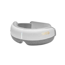 SKG E3-EN Eye Massager - Shiatsu Massage Technology, 5 Massage Modes, Wireless - White