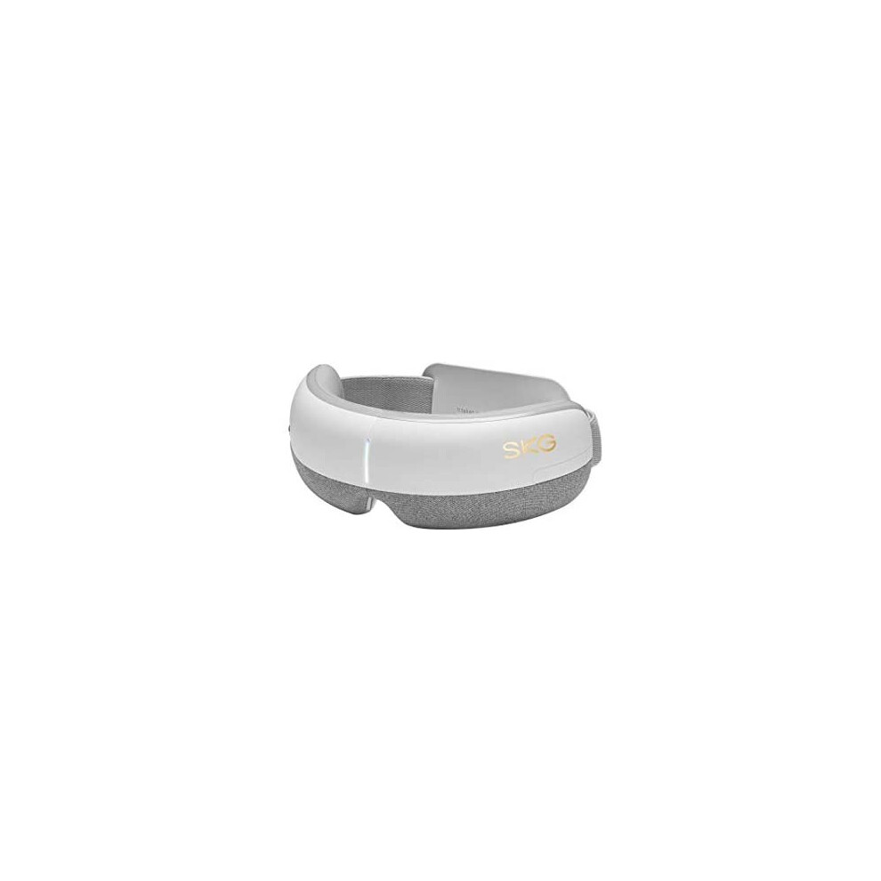 Skg E3-En Eye Massager - Shiatsu Massage Technology, 5 Massage Modes, Wireless - White