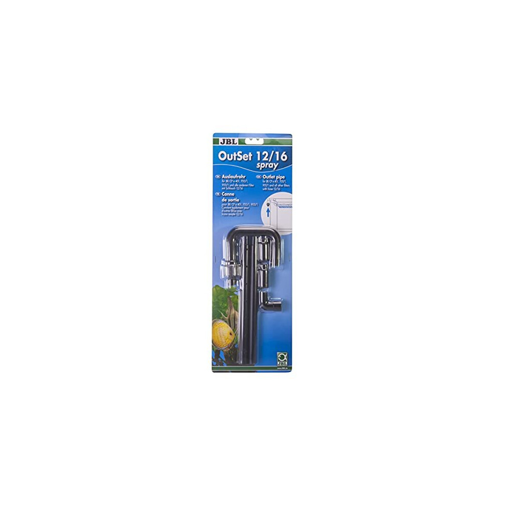 Jbl Outset Spray 12/16 Cristalprofi E4/7/901,2, Water Outlet Set With 2-Part Spray Bar For Aquariums