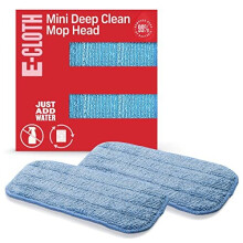 E-Cloth Microfiber Damp, Mini Mop Head-2 Pack, New Version