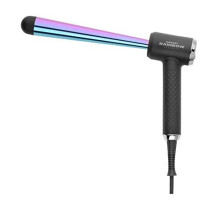 Gamma Più Professional Curling Tong Iron Korner XL Rainbow. Wide and Narrow Waves. Long Motion Blur. 3 Adjustable Temperatures. Rapid Heating. Hi