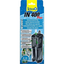 Tetra IN 400 plus internal filter, for biological and chemical filtration, suitable for aquariums with 30 to 60 litres