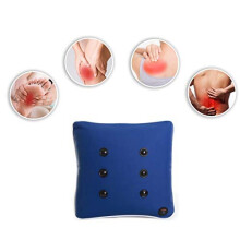 Vibrating Sensory Massage Cushion Electric Back Pillow Rechargeable with USB (Random Colour)
