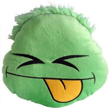 Disney Club Penguin Puffle Cushion - Green