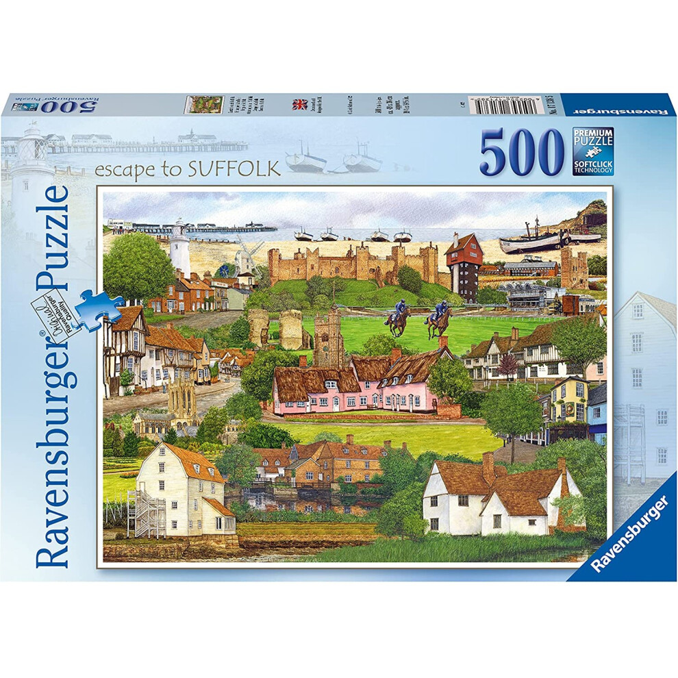 Jigsaw Puzzle - Ravensburger - ESCAPE TO SUFFOLK - 500 Pieces