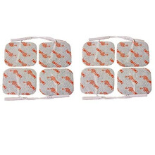 Totally TENS Electrode Pads Reusable Tens Pads Pack of 8 Self Adhesive Electrodes