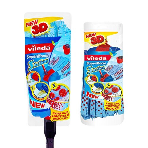Vileda Vileda Supermocio 3 Action Mop with Extra Refill