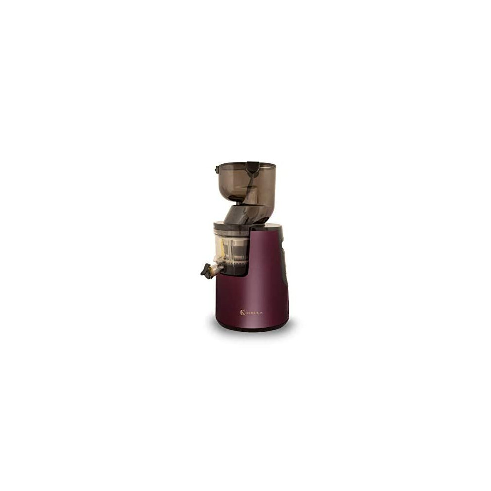 Nebula Grande Whole Fruit Cold Press Slow Masticating Juicer 45RPM 5 Year Warranty (Deep Red)