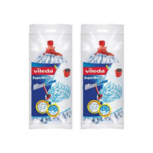Vileda Supermocio Micro and Cotton Mop Refill - Pack of 2