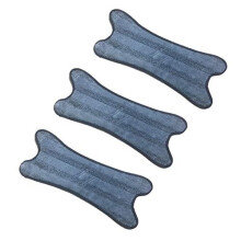 Addis Ultima Mop Pack of 3 Refill Replacement Heads Pads, Blue Grey, 38 x 15cm
