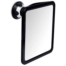 Mirrorvana Miroir de douche sans brouillard pour raser avec surface etanche a la conception anti-brouillard a aspiration amelioree et 360 pivotan