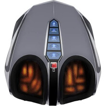 Miko Shiatsu Foot Massager with Deep-Kneading, Multi-Level Settings, and Switchable Heat Charcoal Grey