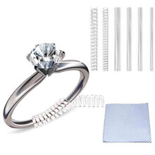 Ring Size Adjuster for Loose Rings (4 Sizes), Ring Resizer for Ring Adjuster Smaller, Ring Spacer, 12 Pcs Ring Guard
