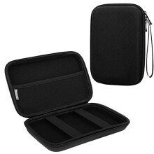 MoKo 7-Inch GPS Carrying Case, Portable Hard Shell Protective Pouch Storage Bag for Car GPS Navigator Garmin/Tomtom/Magellan with 7" Display - Bl