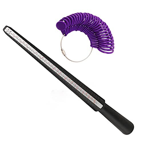 dhsdonline ring sizer uk ring mandrel stick ring measurement tools for women men finger rings size measure uk sizer