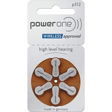 PowerOne Size 312-10 packs (60 cells)