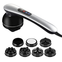 Electric Handheld Massager Deep Tissue - Portable Percussion Muscle Body Massage Machine for Back Shoulder Neck Arm Waist Legs Foot Pain Relief w