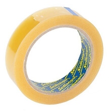 Sellotape original golden clear sticky tape 24mm x 66m x 1 single roll