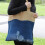 Pure Soft Jute and Cotton Mesh Bag - Denim 3