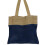 Pure Soft Jute and Cotton Mesh Bag - Denim 1