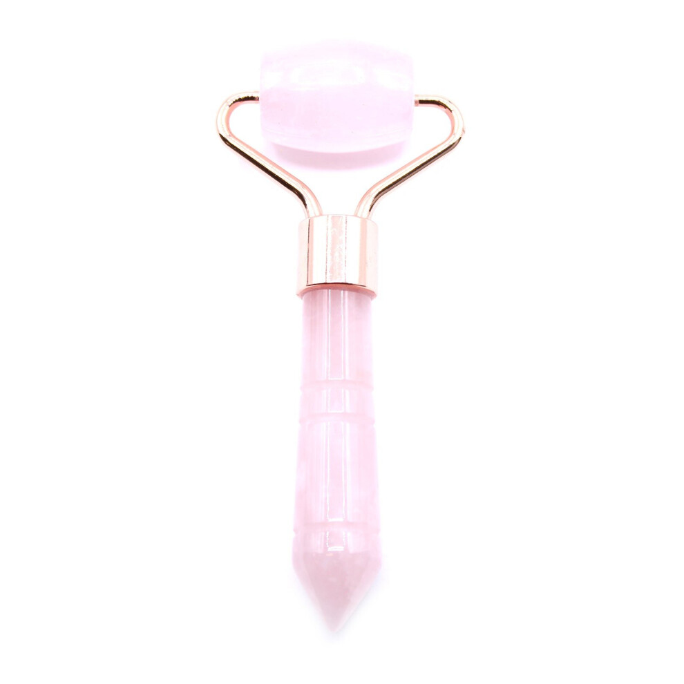 Ancient Wisdom Gemstone Mini Roller - Rose Quartz 9Cm