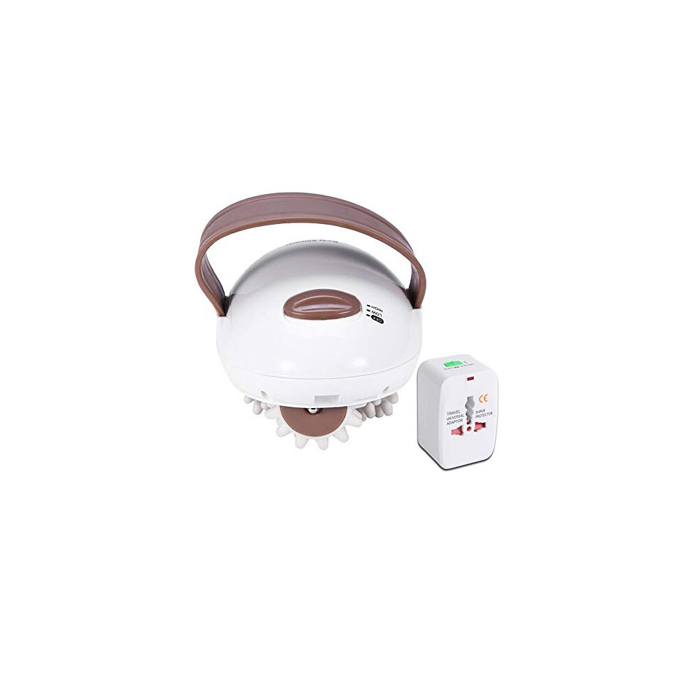 Mlzykyjz 3D Roller Fat Massager, Handheld Full Body Slimmer Massage Anti-Cellulite Machine Weightloss Shaper, For Body Slimmer