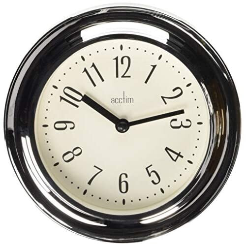 Acctim Acctim 21737 Riva Wall Clock, Chrome